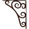Ekena Millwork Tristan Wrought Iron Bracket, (Triple center brace), Antiqued Copper 2"W x 12"D x 15"H BKTM02X12X15TTNACO - alternate 3